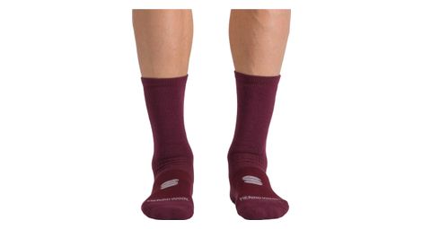 Chaussettes sportful merino wool 18 violet 44-46