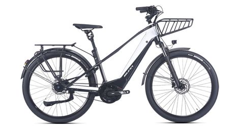 Mountainbike mit elektroantrieb sunn urb rely mixed shimano nexus 7v riemen 27.7'' weiß schwarz 2023