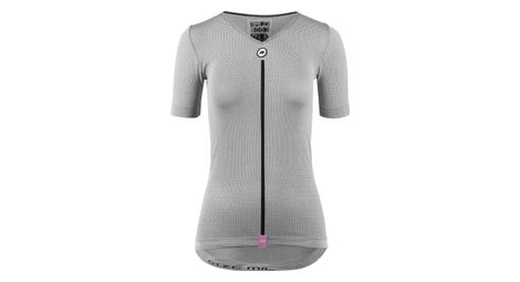 Assos summer p1 baselayer donna a manica corta grigio m