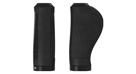 Paar brooks rubber ergonomic grips 100/100 mm zwart