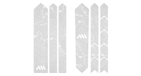 Kit protezioni telaio all mountain style extra gravel/road bianco sterrato