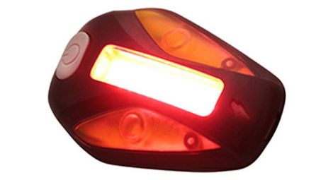 Eclairage velo usb avant ou arriere sur cintre newton bar cob leds 100 lumens noir fonctions fixe et