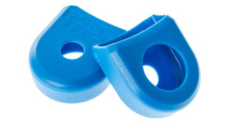Race face paire de protèges manivelles alu boot pedal bleu