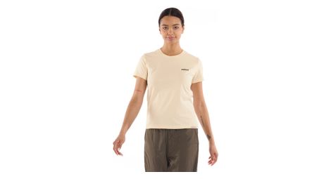 T shirt artilect script beige femme