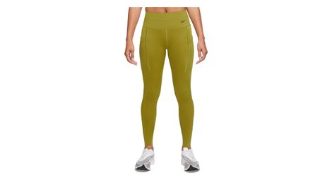 Mallas 3/4 Nike Dri-Fit Go Verde, Mujer