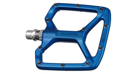 Paire de pédales plates funn python bleu