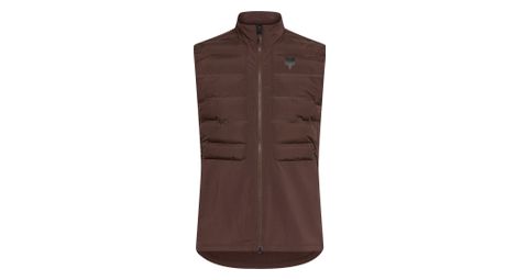 fox flexair fire brown sleeveless jacket