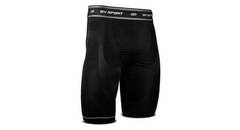 Pantalones cortos de compresión trail running bv sport csx recup negro