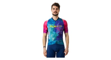 Maillot de manga corta alé valley azul