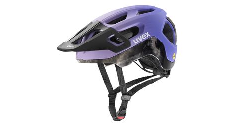 Unisex mtb-helm uvex react mips violett