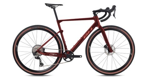Gravel bike bh gravel x carbon 3.0 shimano grx 12v 700 mm rosso/arancione 2024 m / 165-177 cm
