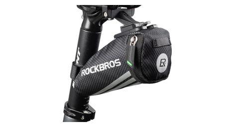 Sacoche de vélo rockbros sous la selle - noir