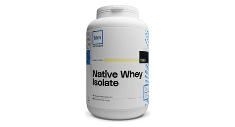 Whey native isolate low lactose (1,5kg) - nutrimuscle - vanille -  whey isolate