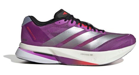 adidas adizero boston 13 purple men s running shoes