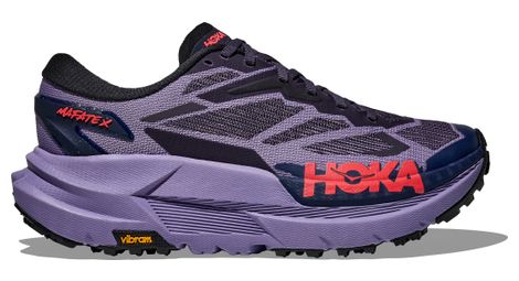 Chaussures Trail Hoka Mafate X Bleu/Rouge Femme
