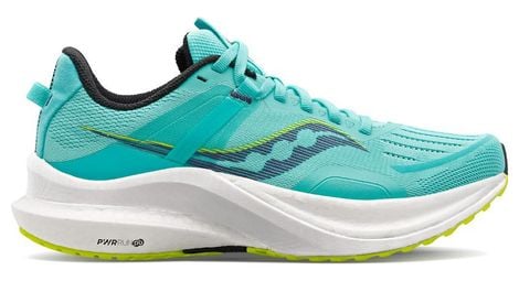 Chaussures Running Saucony Tempus Vert Jaune Femme