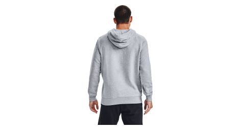 Sweat à capuche under armour rival fleece gris homme