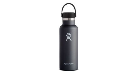 Gourde hydro flask standard mouth 532 ml noir