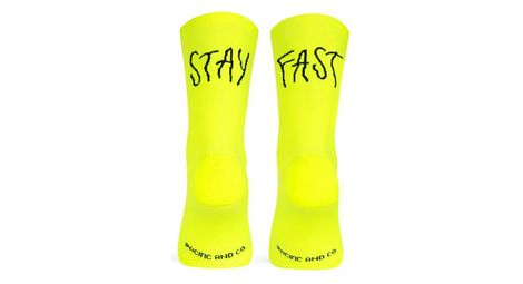 Chaussettes pacific & co stay fast jaune