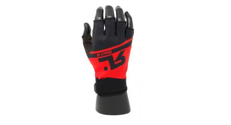 Rafa'l short-r summer short gloves black & red