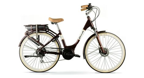 Granville e-premium elektrische stadsfiets shimano acera 8v 300 wh 700 mm bordeaux 2022