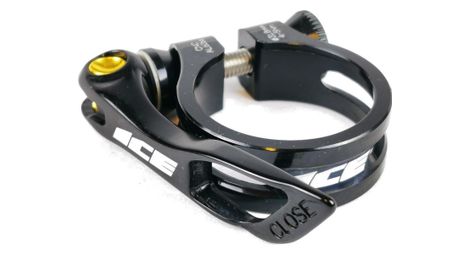 Collier de selle serrage rapide ice 31 8 mm noir