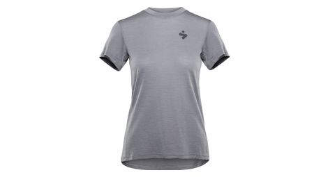 Maillot manches courtes femme sweet protection hunter merino gris clair