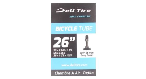 Deli Tire Chambre À Air 26 X1-3/8 (37/42-590) - Dv40Mm