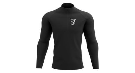 Veste a capuche compressport hurricane windproof top noir