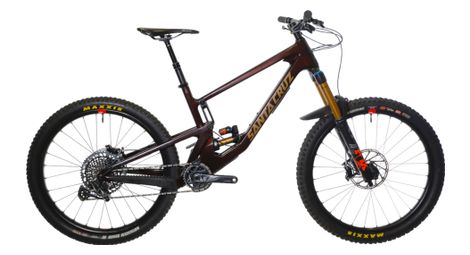 vtt tout suspendu santa cruz nomad 5 carbone cc sram x01 eagle 12v 27 5 oxblood 2021