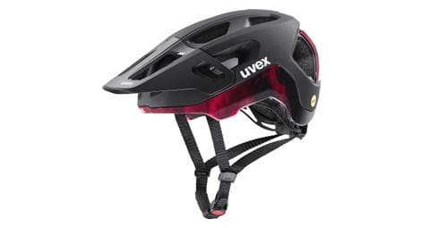 Uvex react mips unisex mtb helmet red/black