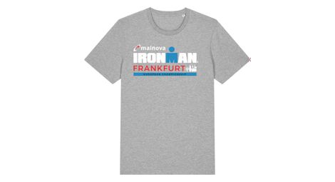 Maglietta a maniche corte grigia ironman frankfurt uomo