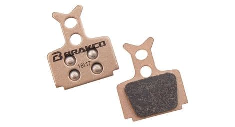 Plaquettes brakco sintered formula mega/ the one fr/the one/ r1/rx/cura