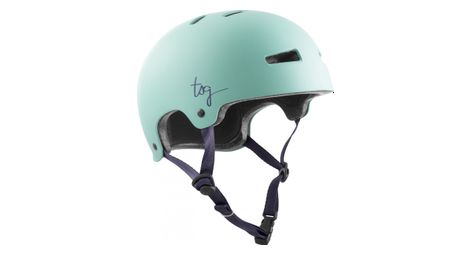 Casco tsg evolution color sólido verde menta satinado