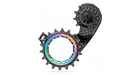 Chape de dérailleur hollowcage absoluteblack pour shimano ultegra 8150 12 v rainbow