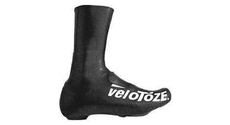 Copriscarpe da strada alti velotoze in lattice nero 41-42