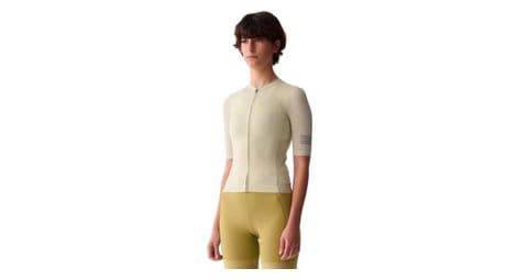 Maillot de manga corta para mujer maap evade pro base 2.0 beige l