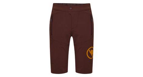 Short Endura MT500 Junior Marron Enfant