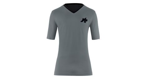 Maillot manches courtes homme assos tactica tech t5 gris