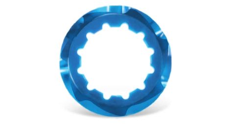 Écrou Centerlock Garbaruk pour Corps de Roue Libre Shimano HG Bleu