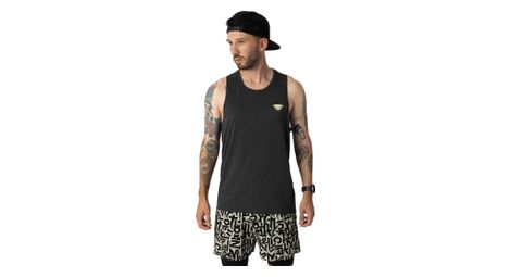 Camiseta sin mangas Dynafit Trail negra para hombre