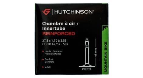 Hutchinson inner tube reinforced 27.5 x 1.70 - 2.35mm presta 48mm