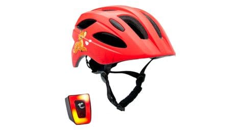 Casque de vélo pour enfants de 6 à 12 ans | rouge mignon| certifié en1078