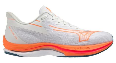 Chaussures de running mizuno wave rebellion sonic blanc orange