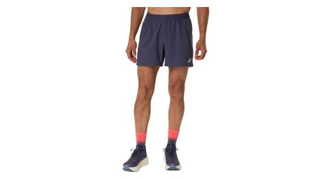 Short Asics Road 5in Violet Homme