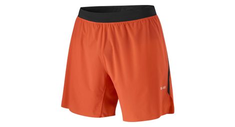 Pantalones cortos de hombre salomon s/lab speed split 7in rojo