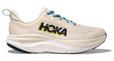 Zapatillas de running hoka skyflow beige/azul para hombre