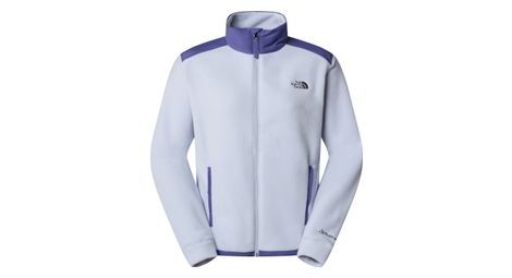 The north face alpine polartec 200 women's fleece jacket blue/purple l