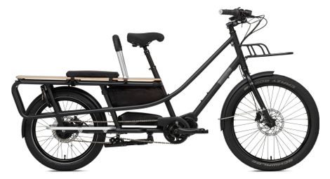 Vélo cargo creme cycles happy wagon noir