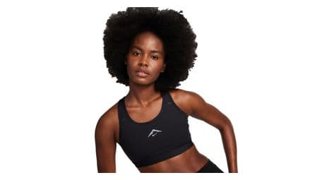 Nike trail swoosh on-the-run bra black